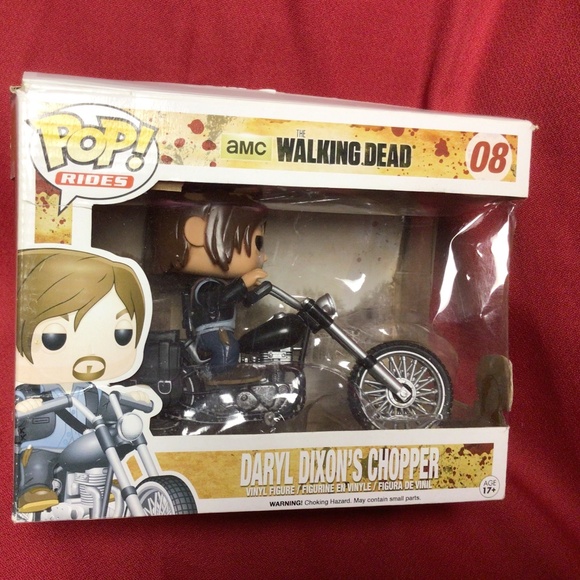 Funko Pops! DARYL DIXONS Chopper#8 - Picture 1 of 2